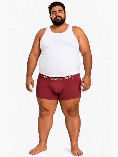 Plus Size Trunk - Maroon
