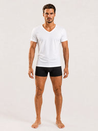 V Neck Vest - White